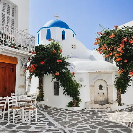 Charming Naxos With Seperate Bedroom Modern Furnishing Close To The Saint George *